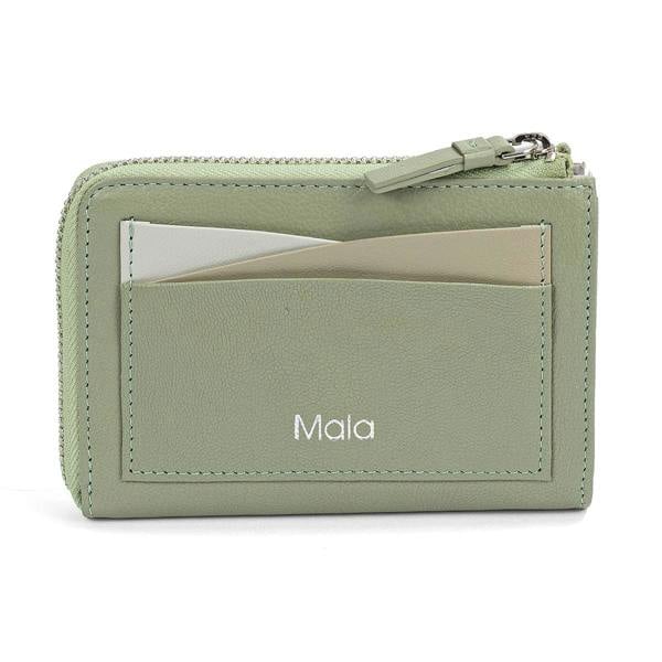 Pia Say it in Sage Leather RFID Purse, Compact