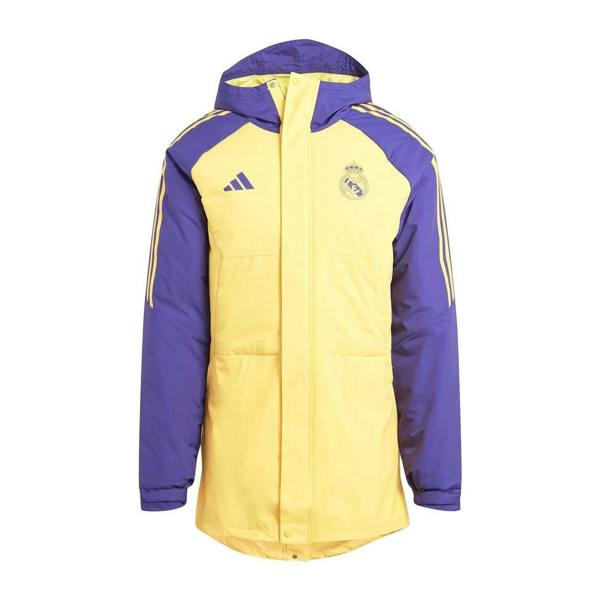 Adidas Mens Condivo 23 Real Madrid CF Parka - Yellow/Purple - 