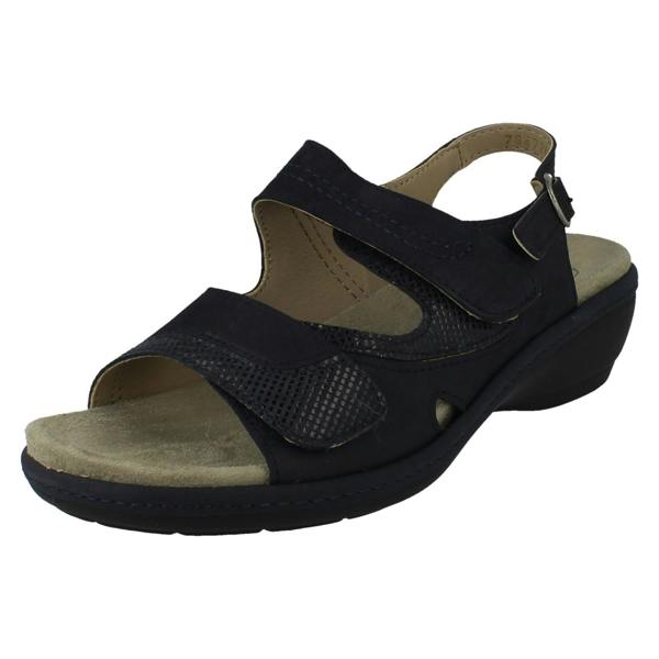 DB Shoes Ladies DB Shoes Hook and Loop Fastening Variable Fit Sandals Georgina