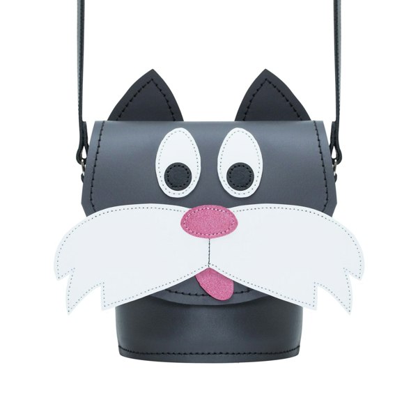 Chester Cat Leather Bag - Novelty Bag - Zatchels