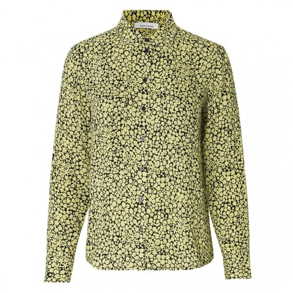 Samsoe & Samsoe Milly Aop Womens Shirt 7201 - Yellow Buttercup