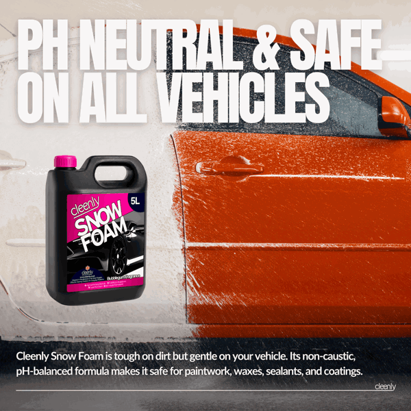 Cleenly Bubblegum Snow Foam - High Performance Formula with Super Thick Foam - Non Caustic & pH Neutral 10L