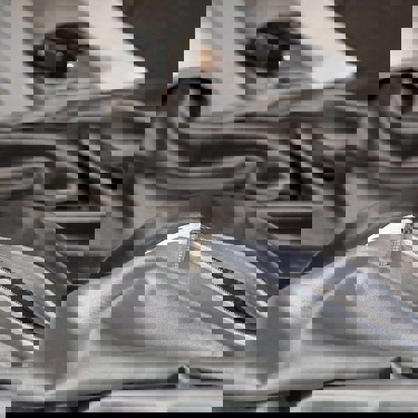 Anyhouz Anycozy Bed Sheet Deep Grey Light Grey Ultra Soft Luxury Egyptian Cotton Bedding Cover UK King Size 4 Pcs Bed Set