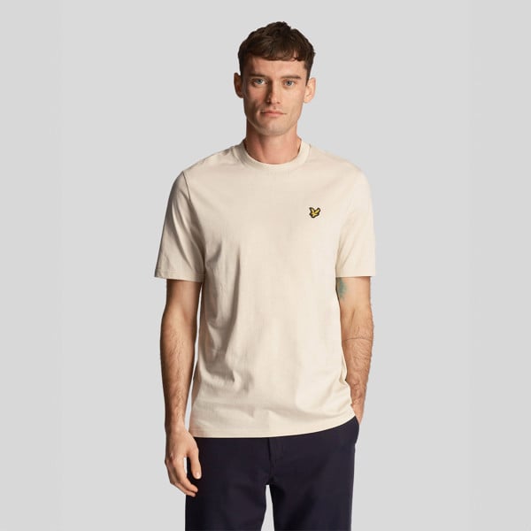 Lyle & Scott Rally Tipped T-Shirt - Cream