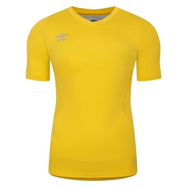 Umbro Unisex Adult Elite V Neck Base Layer Top - Yellow - 