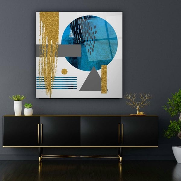 Abstract Glass Wall Art 13 - Artchi