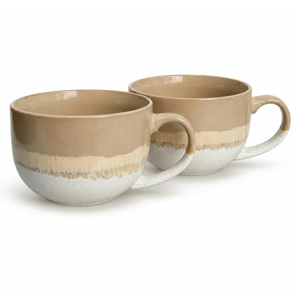 natural reactive glaze mugs