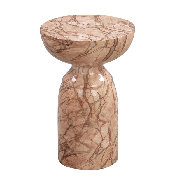 Furniture Edit Rue Sunset Marble Side Table