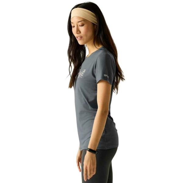Regatta Womens/Ladies Fingal Graphic Print Walking T-Shirt - Dark Storm - 