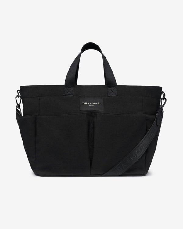 Tiba + Marl T+M Canvas Pocket Tote Black