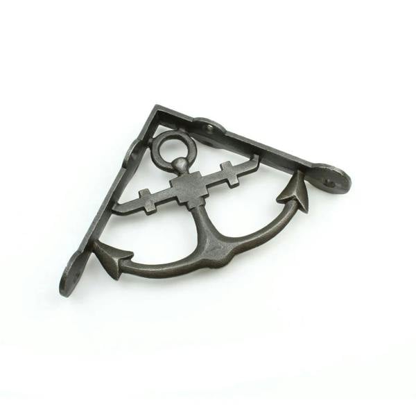 Pair of Cast Iron Anchor Shelf Brackets