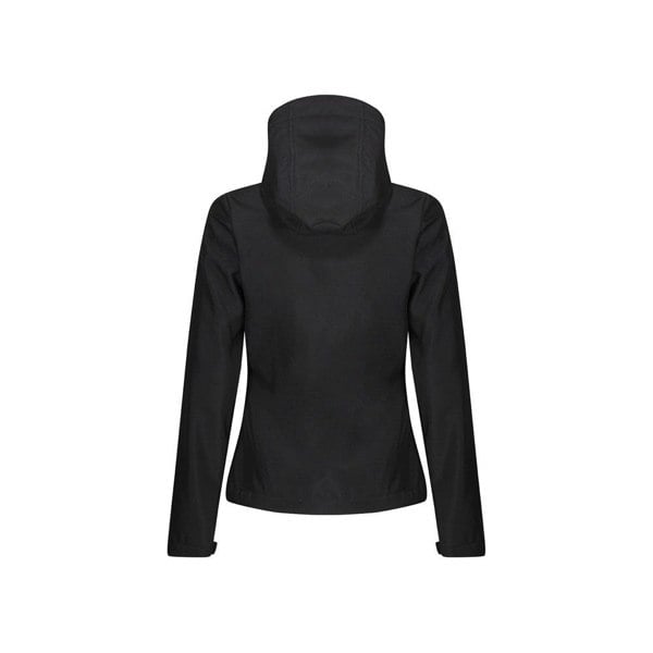 Regatta Womens/Ladies Venturer Hooded Soft Shell Jacket - Black