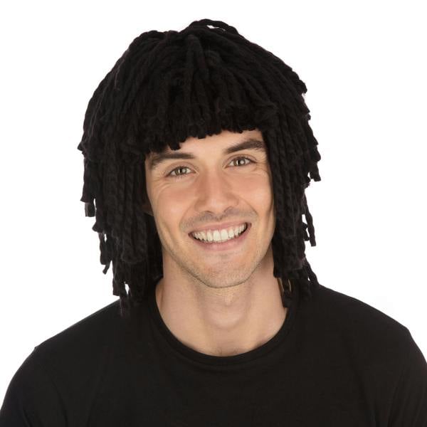 Bristol Novelty Unisex Adults Short Dreadlocks Wig - Black - 