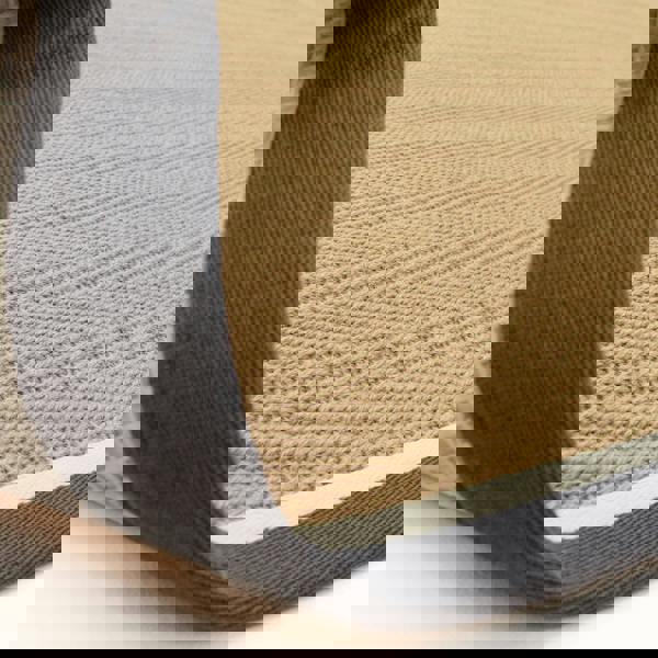 Asiatic Bordo Herringbone Jute Slate Rug