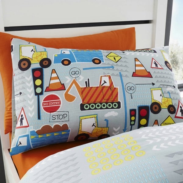 Big Diggers Bedding Kids Bedding - Happy Linen Company