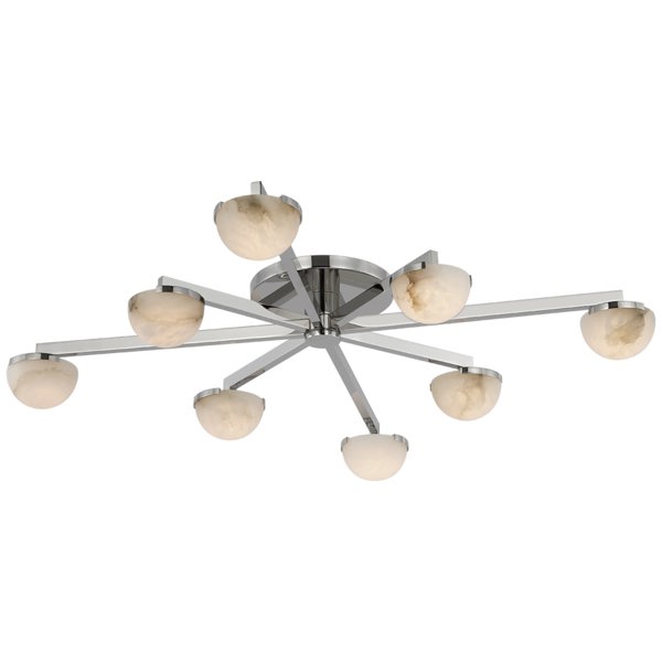 Kelly Wearstler Pedra Large Staggered Arm Flush Mount Light