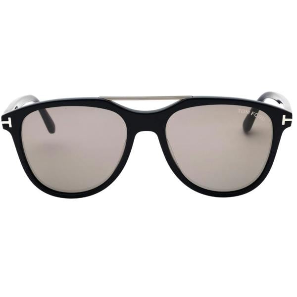 Tom Ford FT1098 90C shiny blue / smoke mirror Sunglasses  54X17X145 One Size