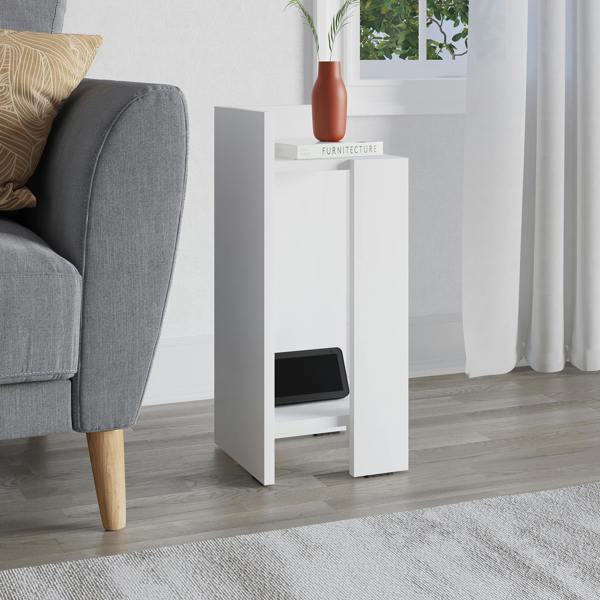 Decortie Elos Modern Bedside Table Left Module Narrow 25cm