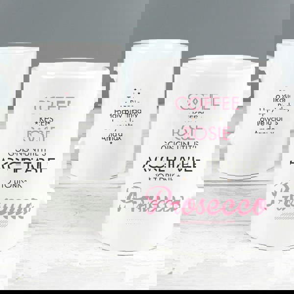 Personalised Memento Company Personalised Pink Acceptable to Drink Mug