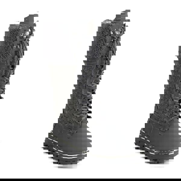 VIVA Womens Textile Thermal Waterproof Outdoor Snow Winter Calf Boots