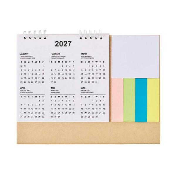 MidOcean Calendoo Memo Pad - Beige - 