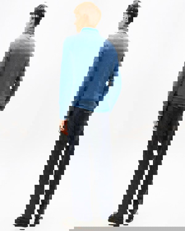 Tommy Hilfiger Essential Cotton Crew Neck Mens Sweatshirt - Petrol Blue Heather