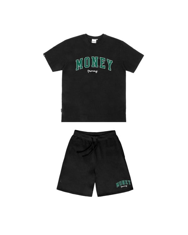 Money College Twin Set Black