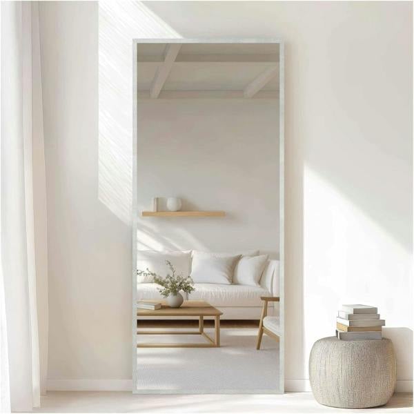 Nielsen Star Aluminium Wall Mirror - Rectangular - Silver