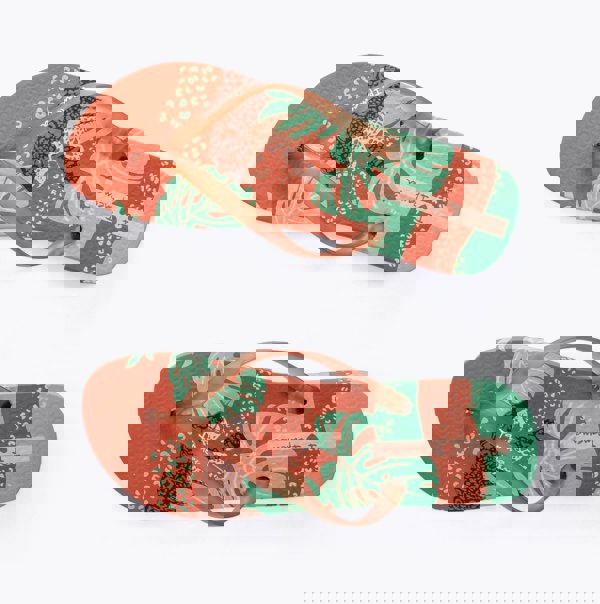 Ipanema I LOVE SUN PRINT Womens Flip Flops Tan