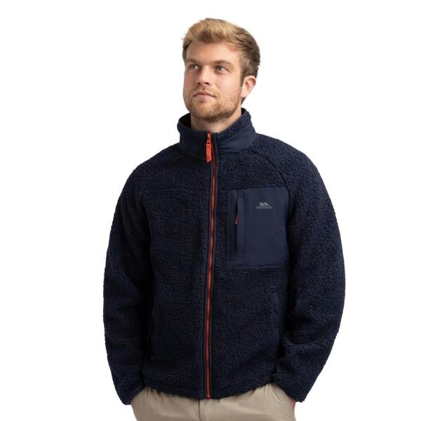 Trespass Mens Brookes AT400 Fleece Top - Navy - 