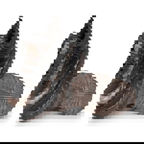 Buffalo 1339-14 VNTG - Women’s Brown Platform Lace-Up Sneakers