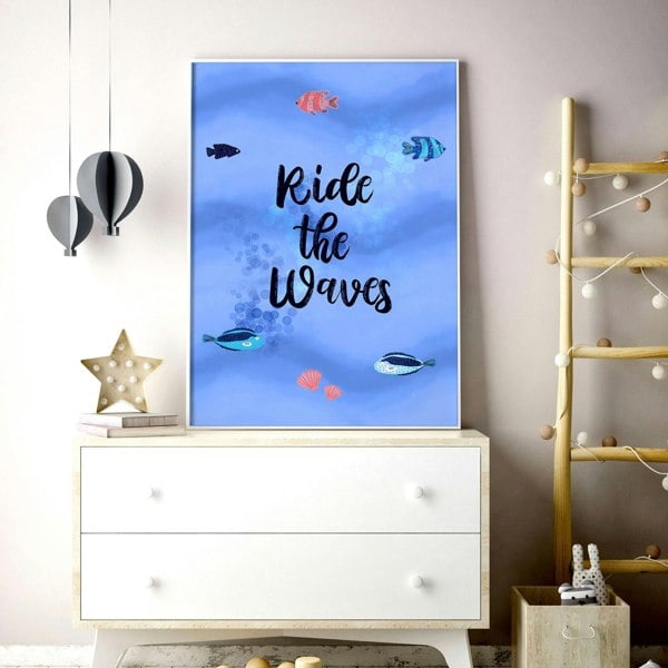 Ocean artwork | set of 2 wall art for Nursery