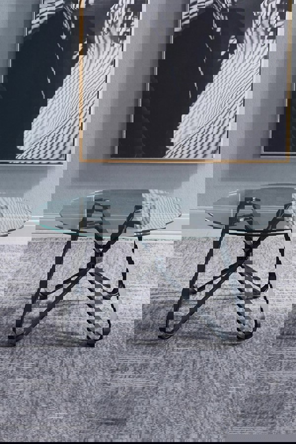 Living and Home Round Coffee Table Modern Sofa Side Table