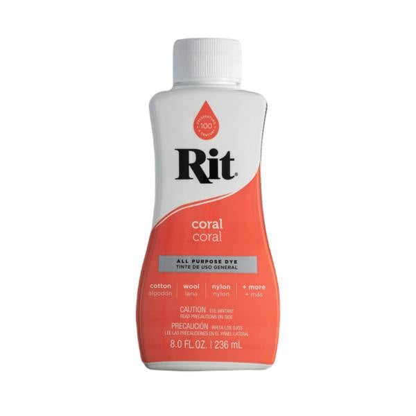 Rit All Purpose Liquid Dye - High Pigment Fabric Colouring Dyes 8oz