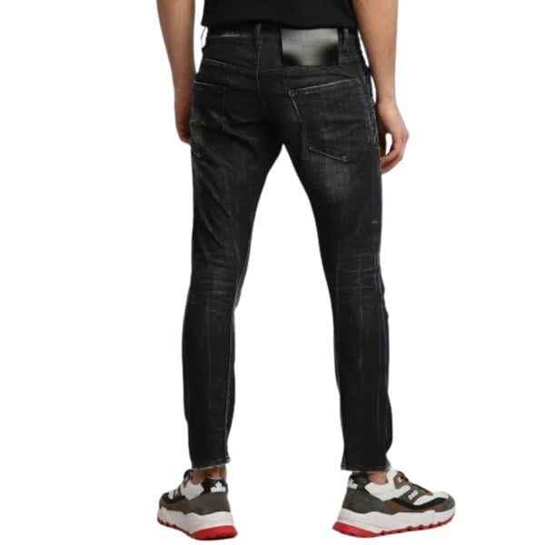 DSQUARED2 S71LB1047 S30357 SEXY TWIST JEAN 900 BLACK JEANS Mens 46