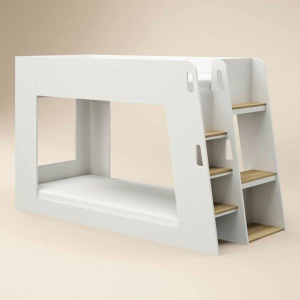 Flair Fern Bunk Bed White & Oak