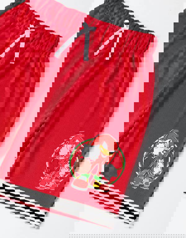 Sonic the Hedgehog Boys Red Knuckles 2 Piece Basketball Set