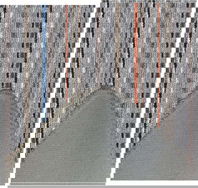 Stockholm Grey/Clay Washable Mat | Durable Rugs Collection