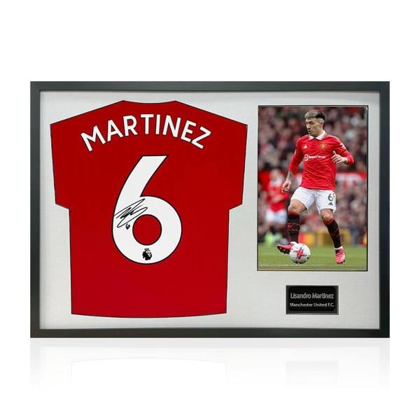 Lisandro Martínez Signed Manchester United Classic Frame