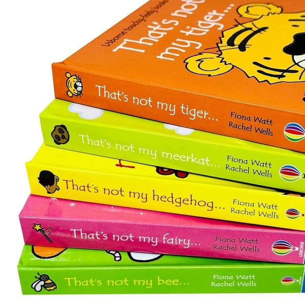 Touchy-Feely Books That's Not My Collection: 5 Books (Bee, Fairy, Hedgehog, Meerkat, Tiger)