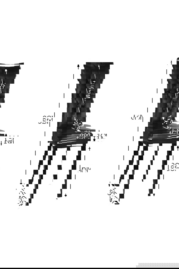 Living and Home 3-piece Set of Round Dining Table & 2 PU Leather Dining Chairs Coffee Table Set