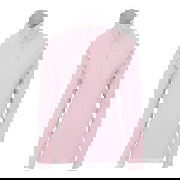 Mountain Warehouse Womens/Ladies Montana Half Zip Fleece Top - Pink - 