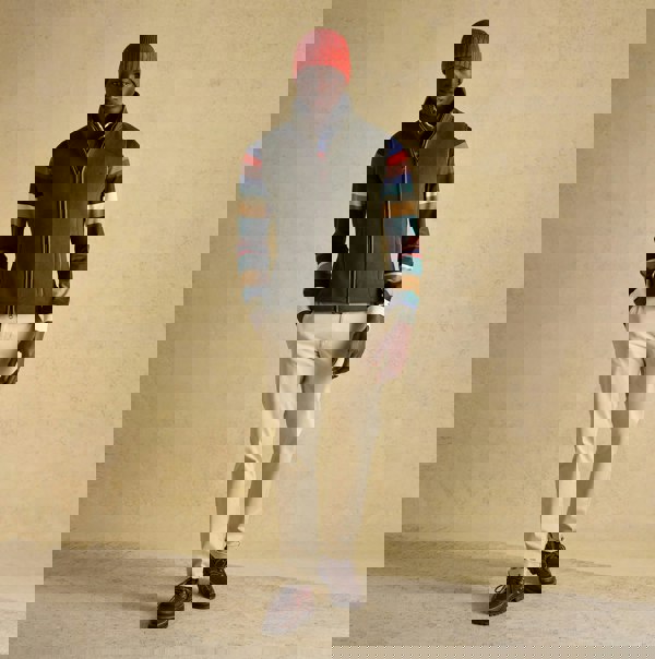 Joules HERITAGE FLEECE Mens Gilet Green