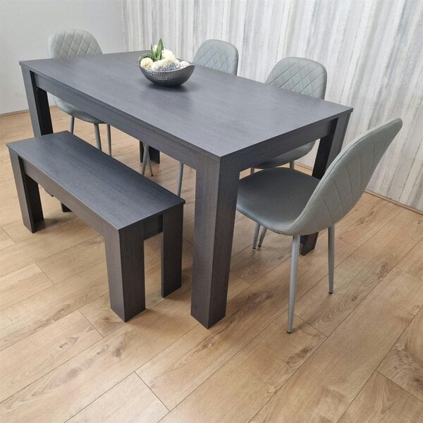 Kosy Koala Dining Table Set with 4 Chairs and a Bench Dining Room and Kitchen table set of 4