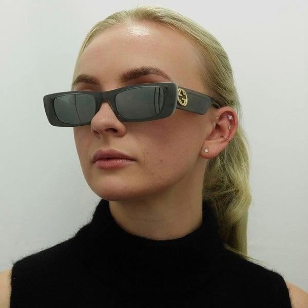 Gucci Sunglasses GG0516S 002 Grey Silver