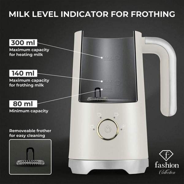 Milk Frother Cream Gold FTV0182 Fashion