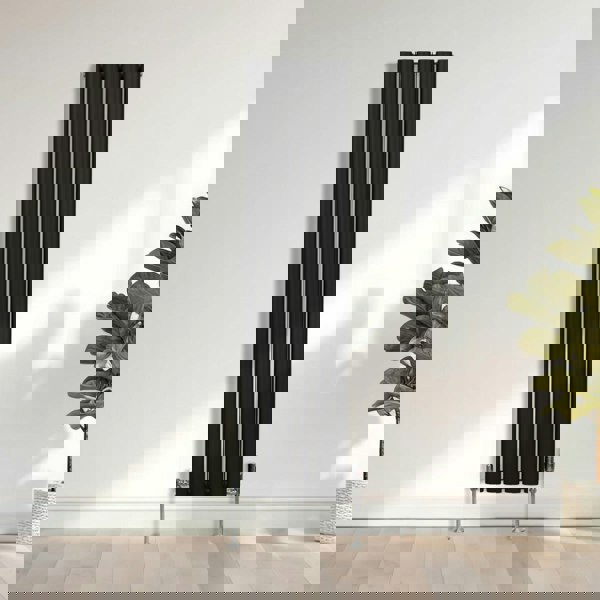 Monstershop Oval Column Radiator – 1600mm x 360mm – Black