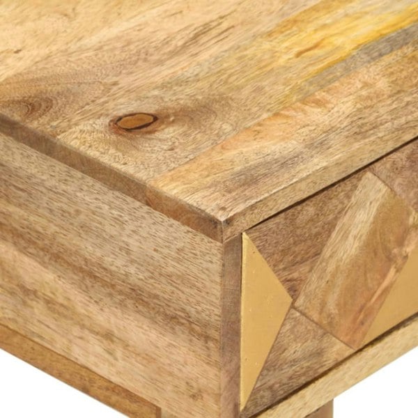 Berkfield Bedside Cabinet 43x30x58 cm Solid Mango Wood