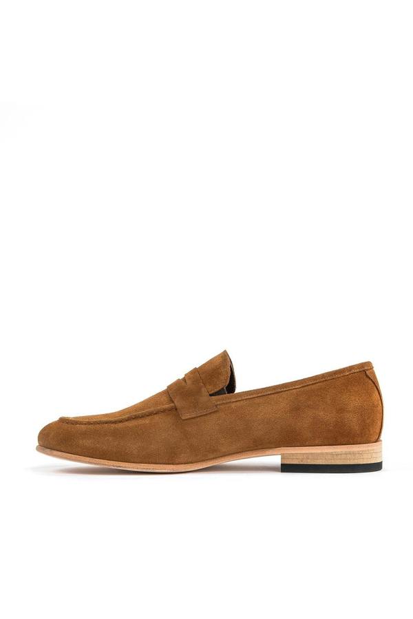 SUEDE SLIP ON SHOE - Premium Men's Patterned Shirt by Claudio Lugli | Bold Design, Tailored Fit, Best Printed Shirts