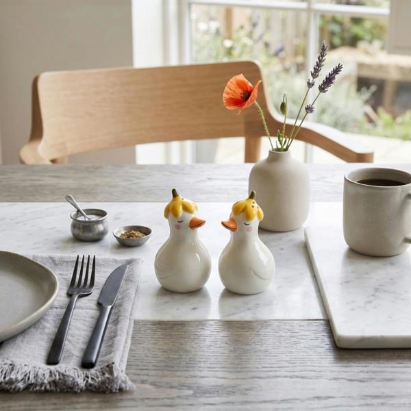 Kingsbury Gifts Ceramic Duck Salt & Pepper Shaker Set